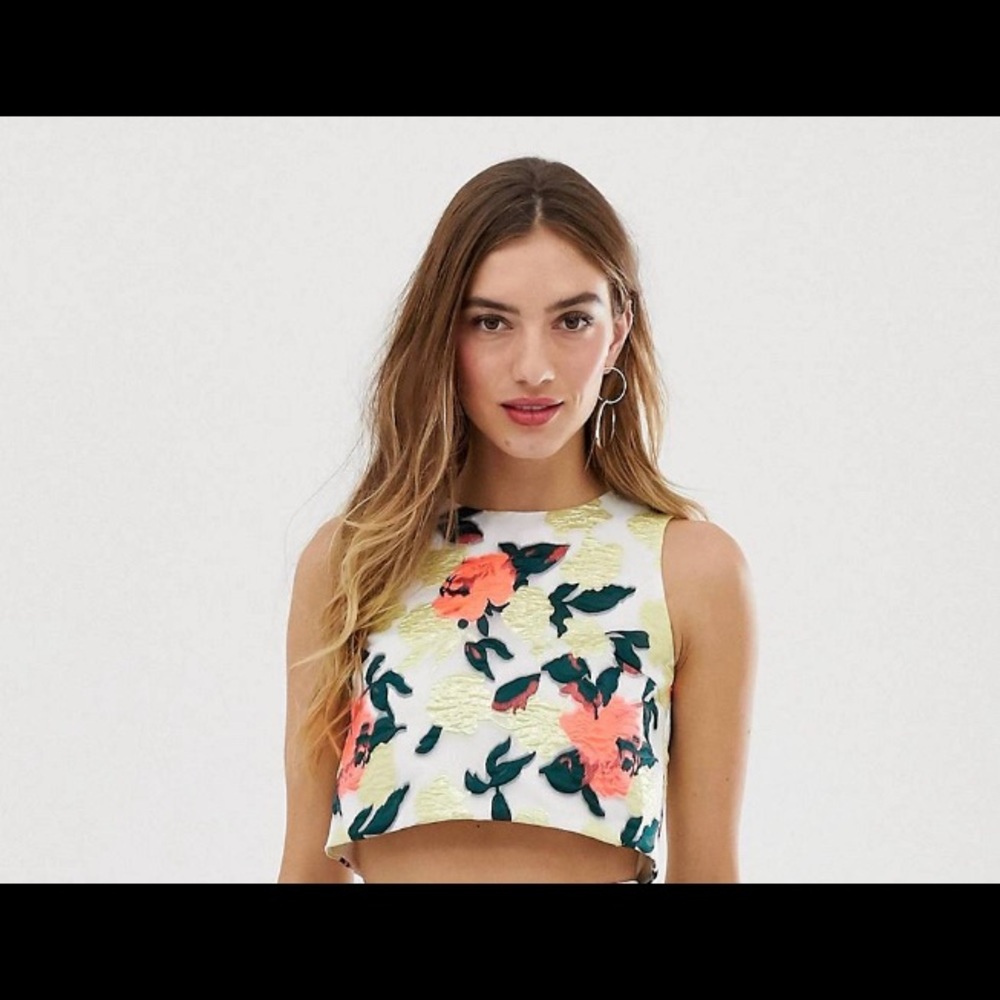 ASOS Embroidered Floral shell top - Picture 4 of 6